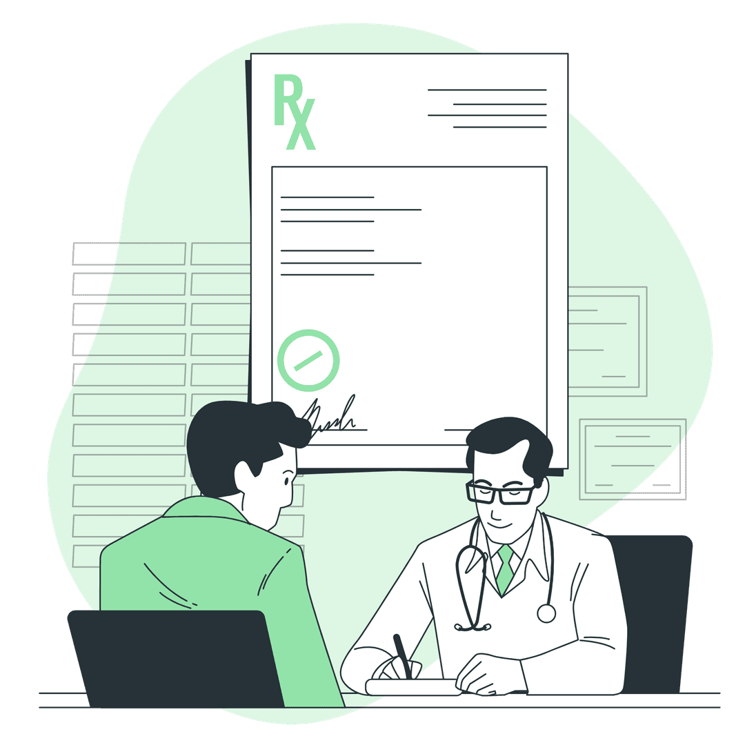 Healthcare IT and medical systems illustration